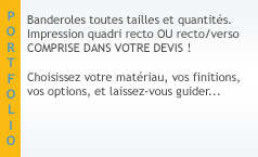 Banderoles – banderole – banderole publicitaire – banderole pas cher – bache publicitaire