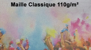 Drapeaux Oriflamme Maille classique 110g France Banderole