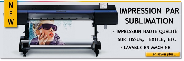 France Banderole impression textile par sublimation