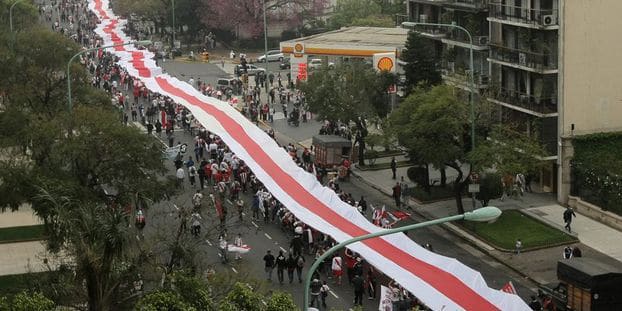 record du monde banderole 8 km