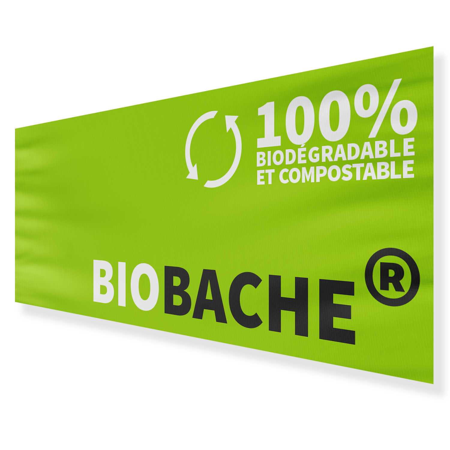 banderole écologique biodégradable compostable circuit court