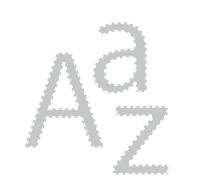 sticker lettrage prédécoupé