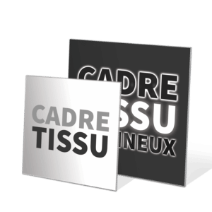 cadre tissu lumineux