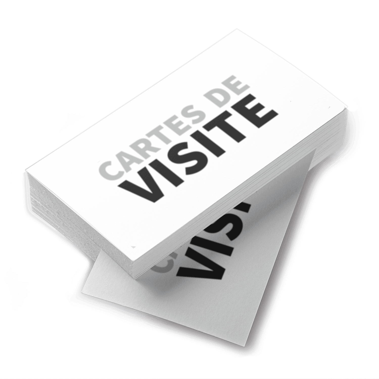 Impression carte de visite encre blanche en ligne Express