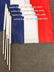 drapeaux supporters montés