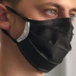 masque noir de protection haute couture