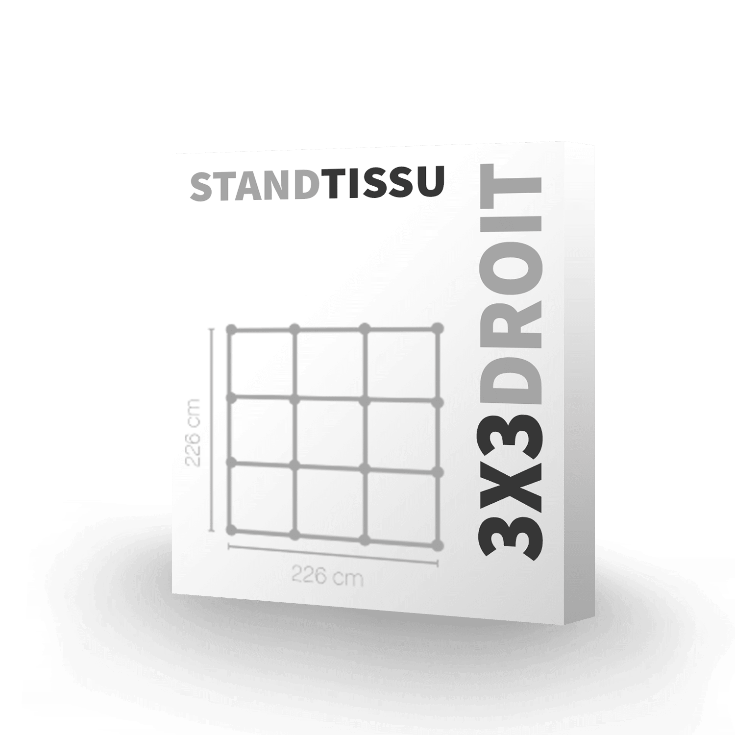 stand tissu parapluie textile pliable 3x3
