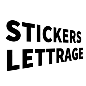 Stickers lettrages prédécoupés